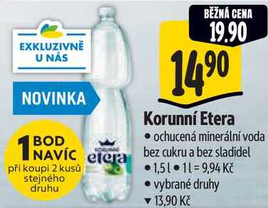 Korunní Etera, 1,5 l