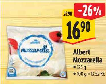 Albert Mozzarella, 125 g 