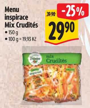 Menu inspirace Mix Crudité, 150 g