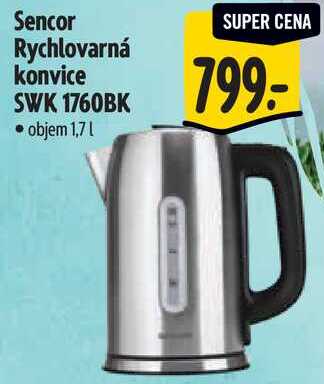 Sencor Rychlovarná konvice SWK 1760BK