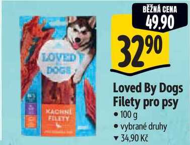 Loved By Dogs Filety pro psy, 100 g 