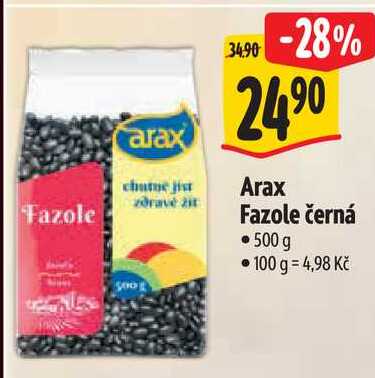 Arax Fazole černá, 500 g