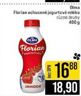 Olma Florian ochucené jogurtové mléko různé druhy 400 g