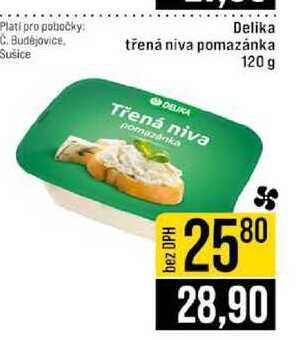 Delika třená niva pomazánka 120 g 