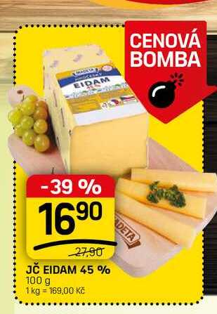 JČ EIDAM 45 % 100 g 