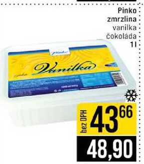 Pinko zmrzlina vanilka čokoláda 1l