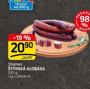 ŠTÝRSKÁ KLOBÁSA 100 g
