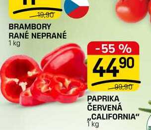 PAPRIKA ČERVENÁ ,,CALIFORNIA" 1 kg 
