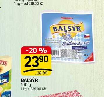 BALSÝR 100 g 