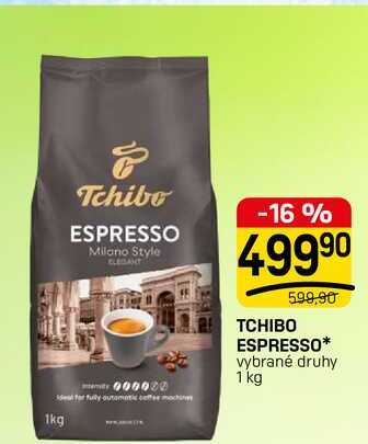 TCHIBO ESPRESSO* vybrané druhy 1 kg 