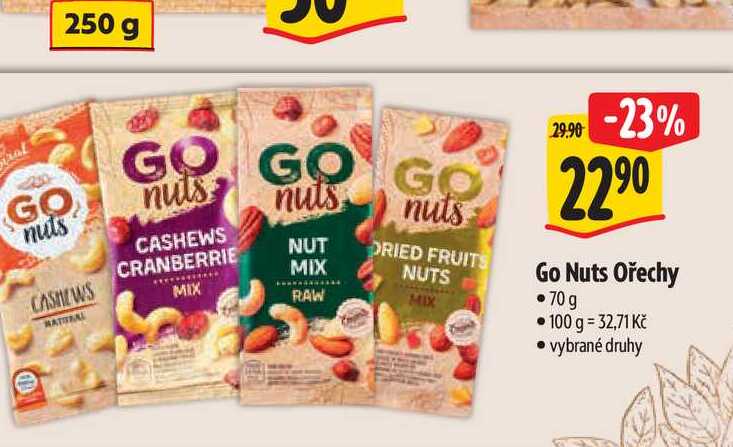  Go Nuts Ořechy  70g  
