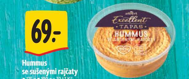   Hummus se sušenými rajčaty  175 g