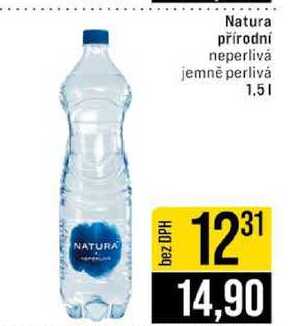Natura přírodní neperlivá jemně perlivá 1.5l