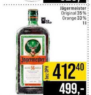 Jägermeister Original 35% Orange 33% 1l