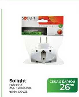 SOLIGHT Solight rozbočka 25A 2x10A bílá