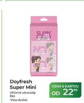 Doyfresh Super Mini vlhčené ubrousky 8 ks 