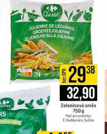 Zeleninová směs 750 g 