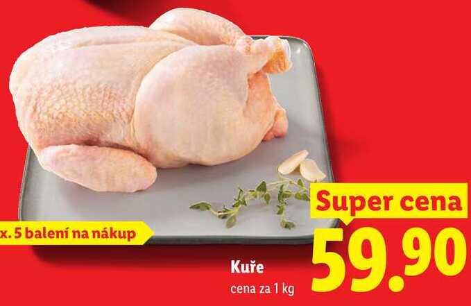 Kuře cena, za 1 kg 