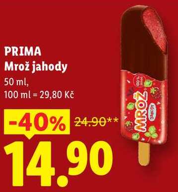 PRIMA Mrož jahody, 50 ml