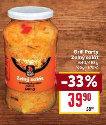 Grill Party Zelný salát 640/410 g 