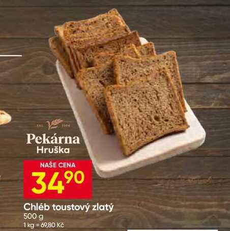 Chléb toustový zlatý 500 g