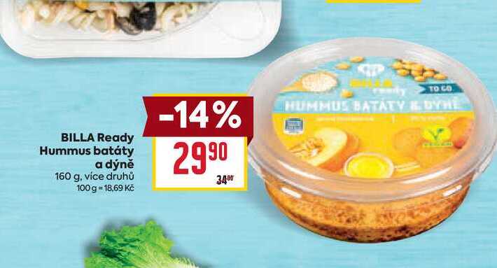 BILLA Ready Hummus batáty a dýně 160 g