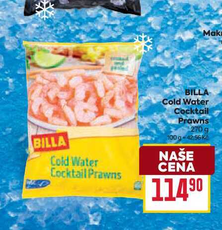 BILLA Cold Water Cocktail Prawns 270 g