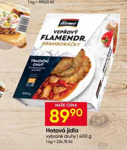 Hamé Hotová jídla vybrané druhy 400 g 