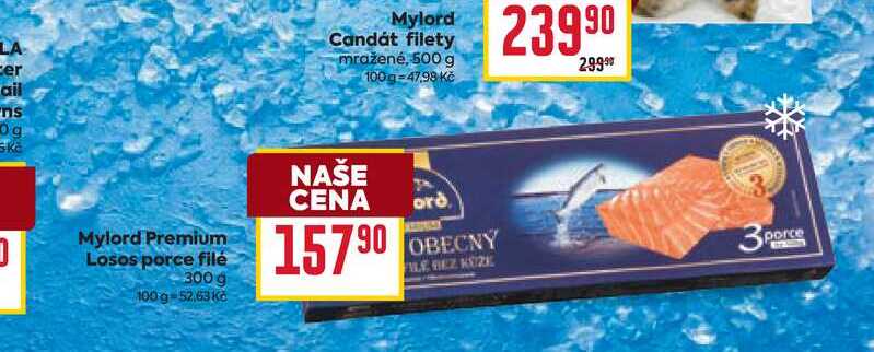 Mylord Premium Losos porce filé 300 g