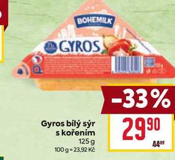 Gyros bílý sýr s kořením 125 g