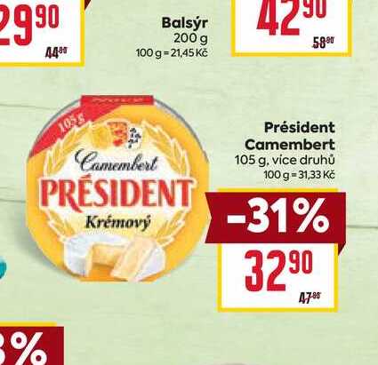 Président Camembert 105 g