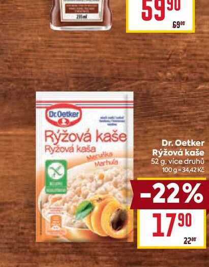 Dr. Oetker Rýžová kaše 52 g 