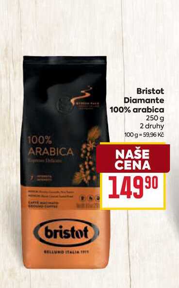 Bristot Diamante 100% arabica 250 g
