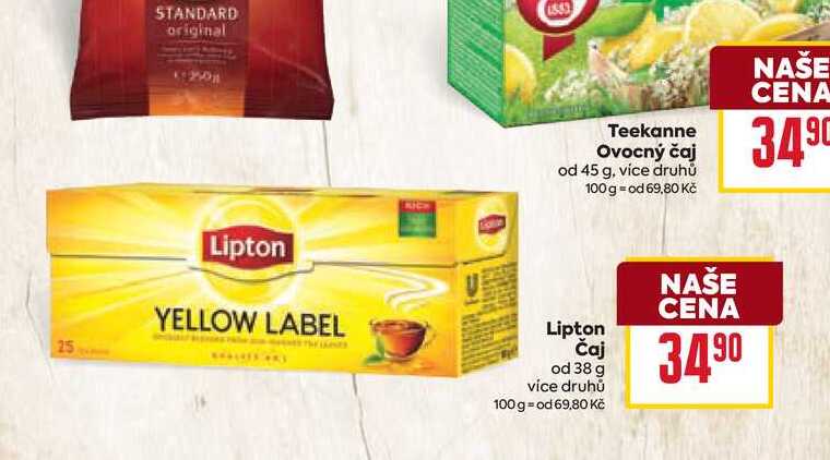 Lipton Čaj od 38 g 