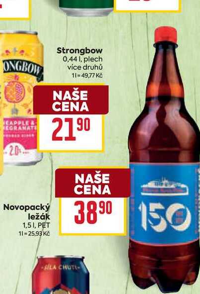 Novopacký ležák 1,51, PET