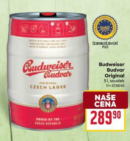 Budweiser Budvar Original 51, soudek