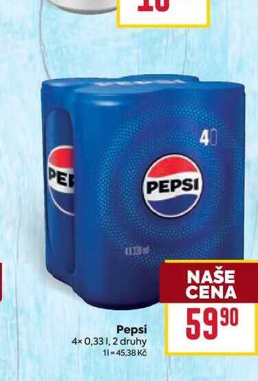 Pepsi 4x 0,33l
