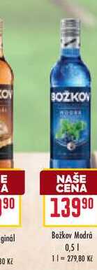 Božkov Modrá 0,5l