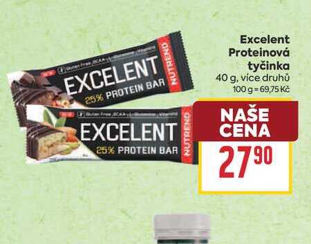 Excelent Proteinová tyčinka 40 g