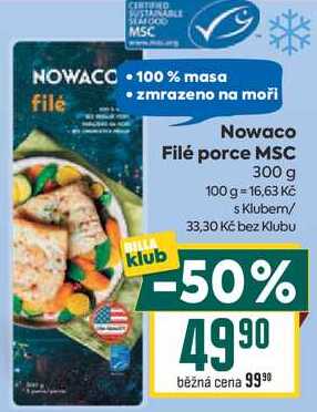 Nowaco Filé porce MSC 300 g 