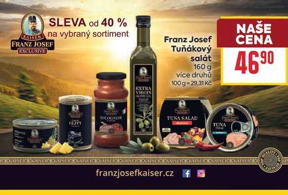 Franz Josef Tuňákový salát 160 g