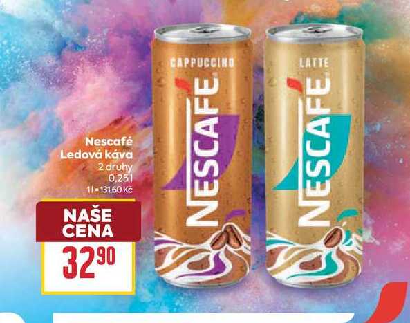 Nescafé Ledová káva 2 druhy 0,25l