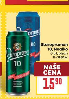 Staropramen 10 0,51, plech
