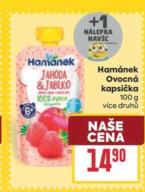 Hamánek Ovocná kapsička 100g