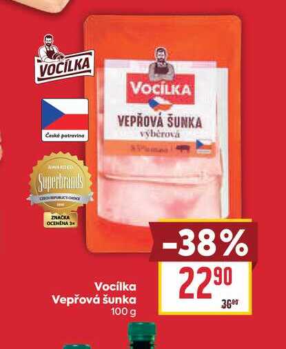 Vocilka Vepřová šunka 100 g 