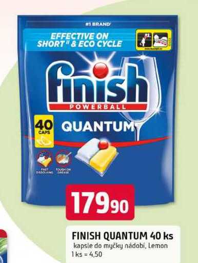 FINISH QUANTUM 40 ks kapsle do myčky nádobí