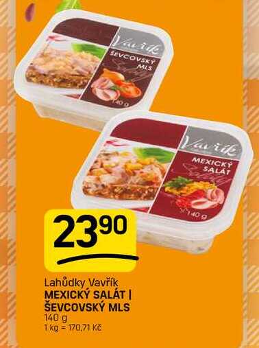 MEXICKÝ SALÁT | ŠEVCOVSKÝ MLS 140 g 