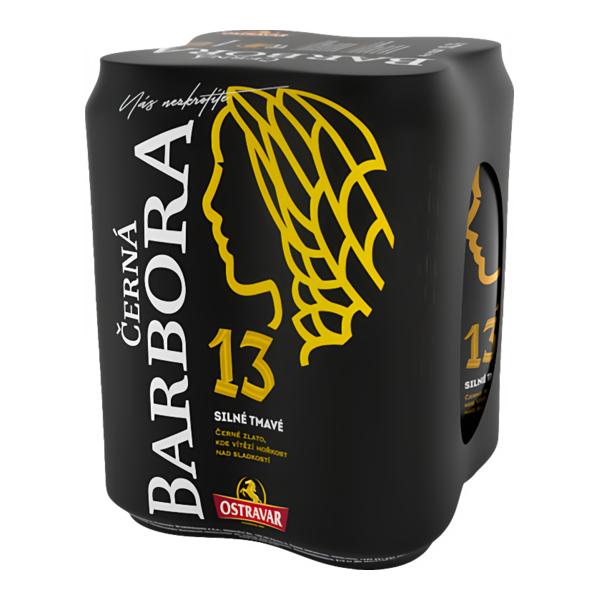 Ostravar Černá Bára plech 4x0,5l