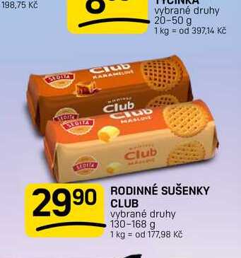 RODINNÉ SUŠENKY CLUB vybrané druhy 130-168 g