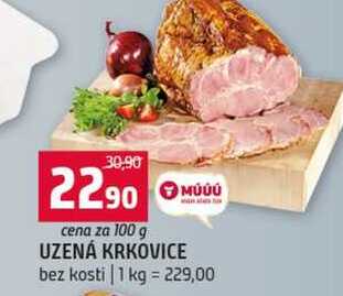 UZENÁ KRKOVICE bez kosti 1 kg